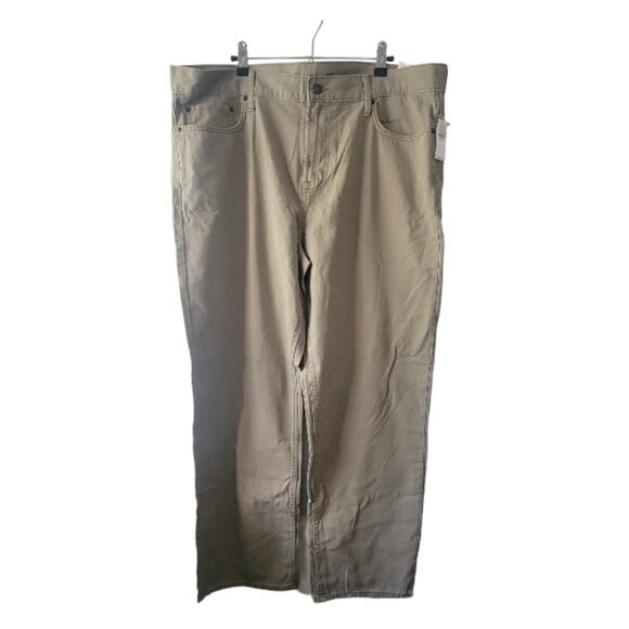 New 40x32 Old Navy khaki pants, boot cut - Picture 1 of 4